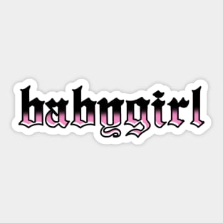 Babygirl Sticker